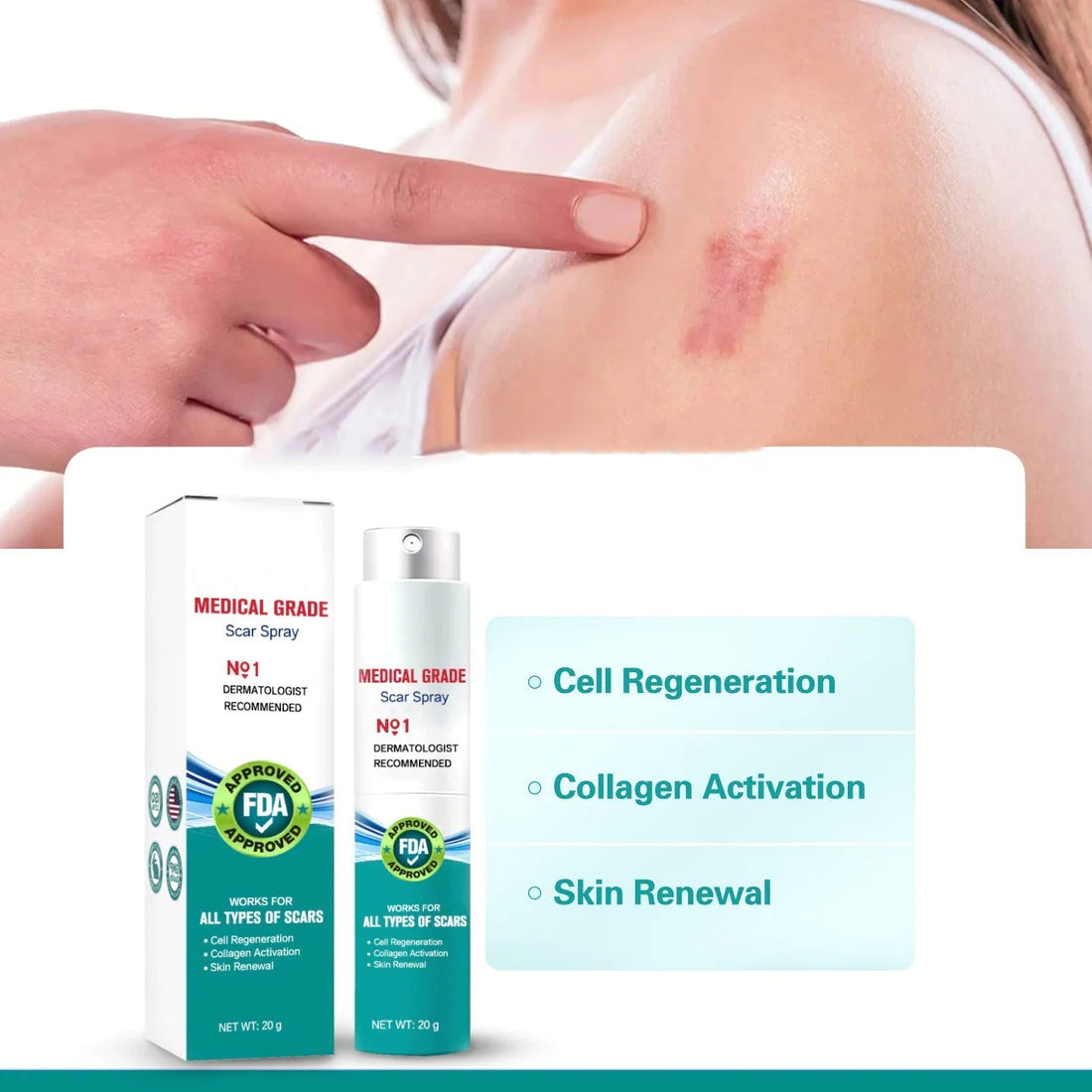 CicaCell | Formula per la rigenerazione della pelle in spray