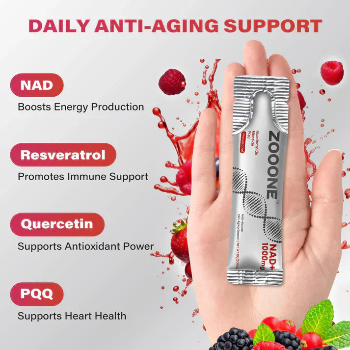ZOOONE NR1000 | Berry-flavoured drink mix with NAD+ to combat ageing