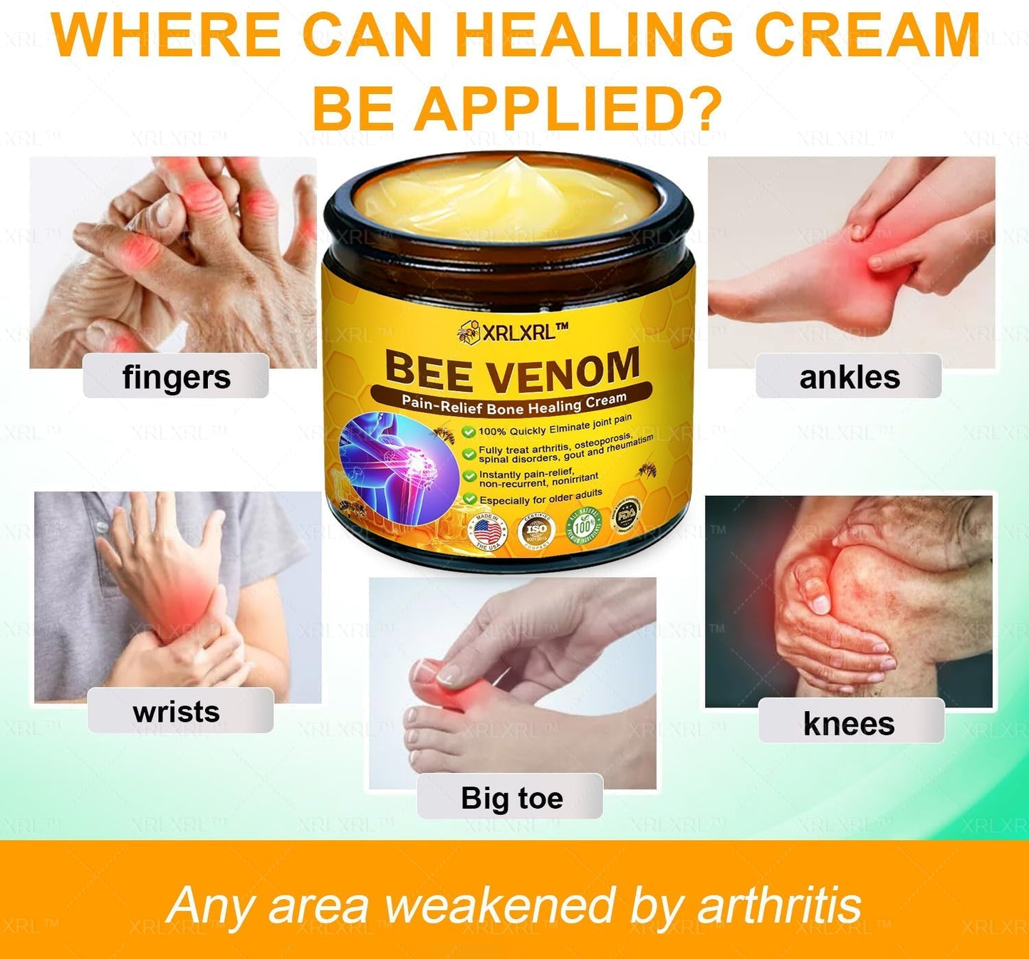 NatureBee | Crema al veleno d'api per il sollievo dal dolore negli adulti anziani