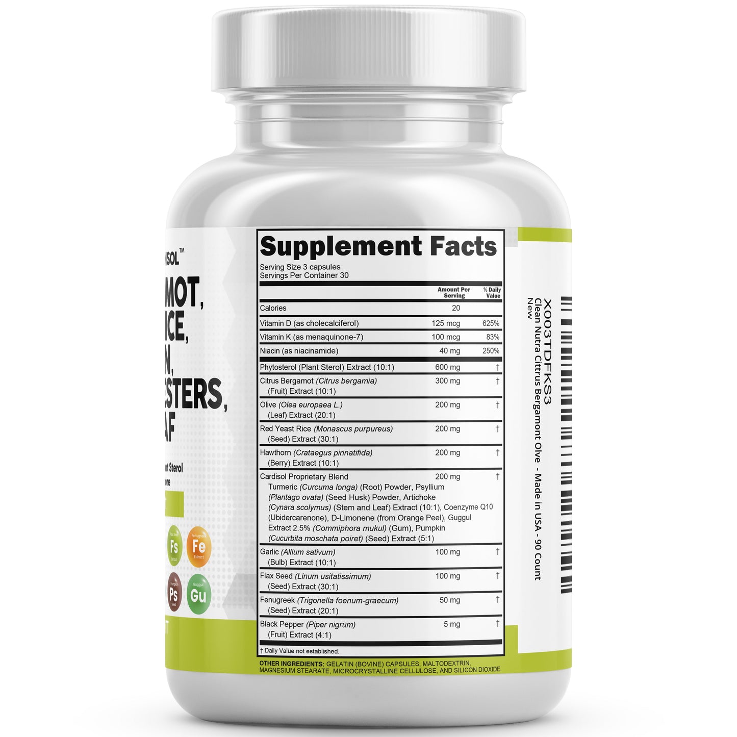 CardiSol | Natural Supplement for Cardiovascular Care and Cholesterol Control