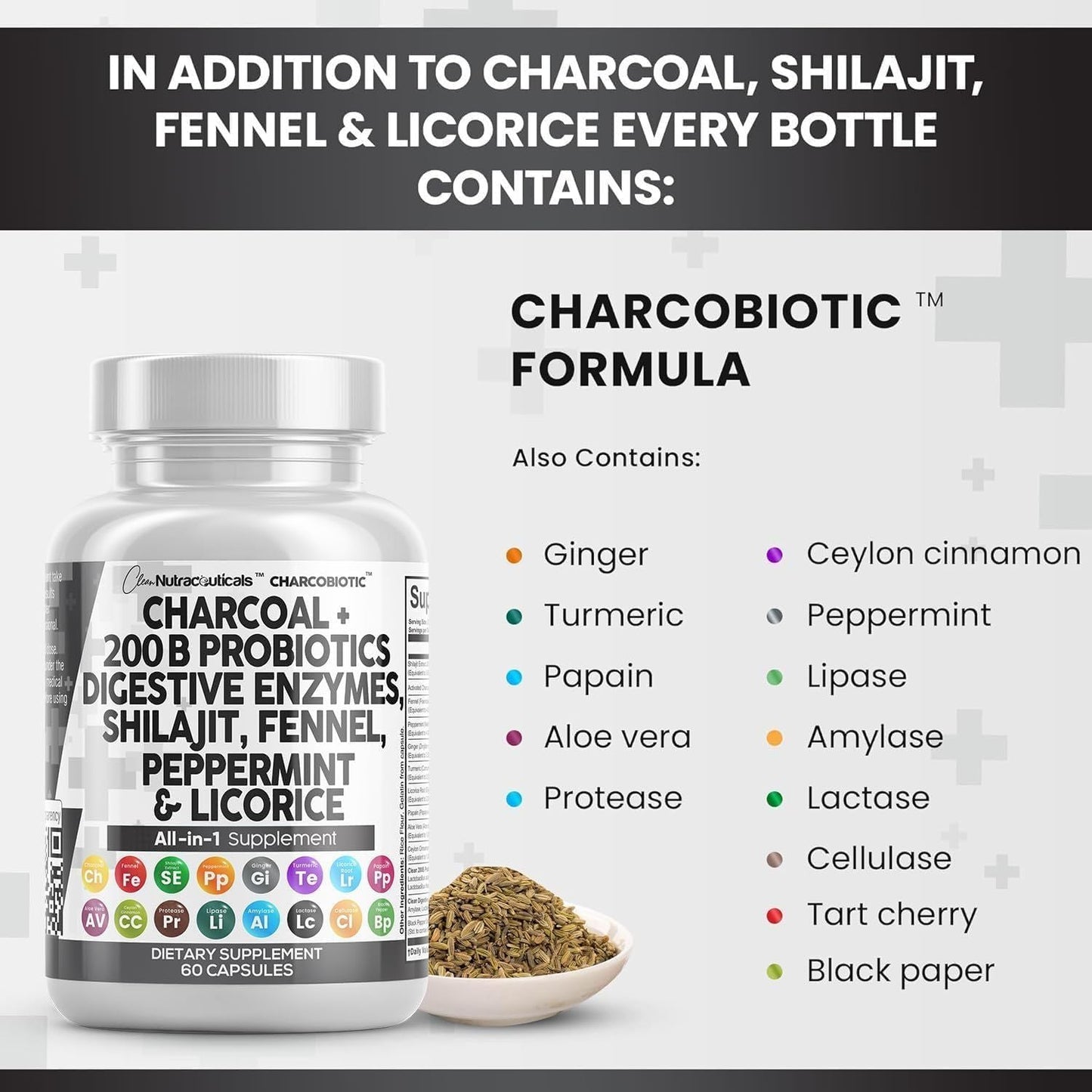 CharcoBiotic | Capsules for Digestive Balance and Well-being