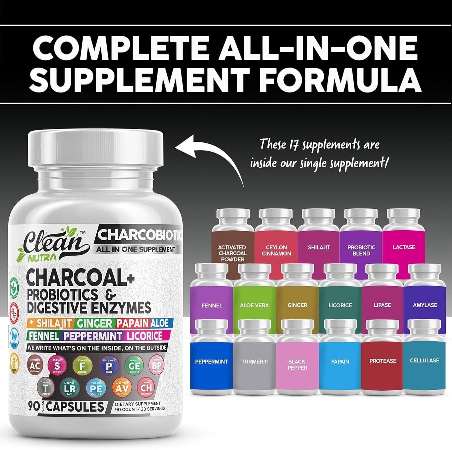 CharcoBiotic | Capsules for Digestive Balance and Well-being
