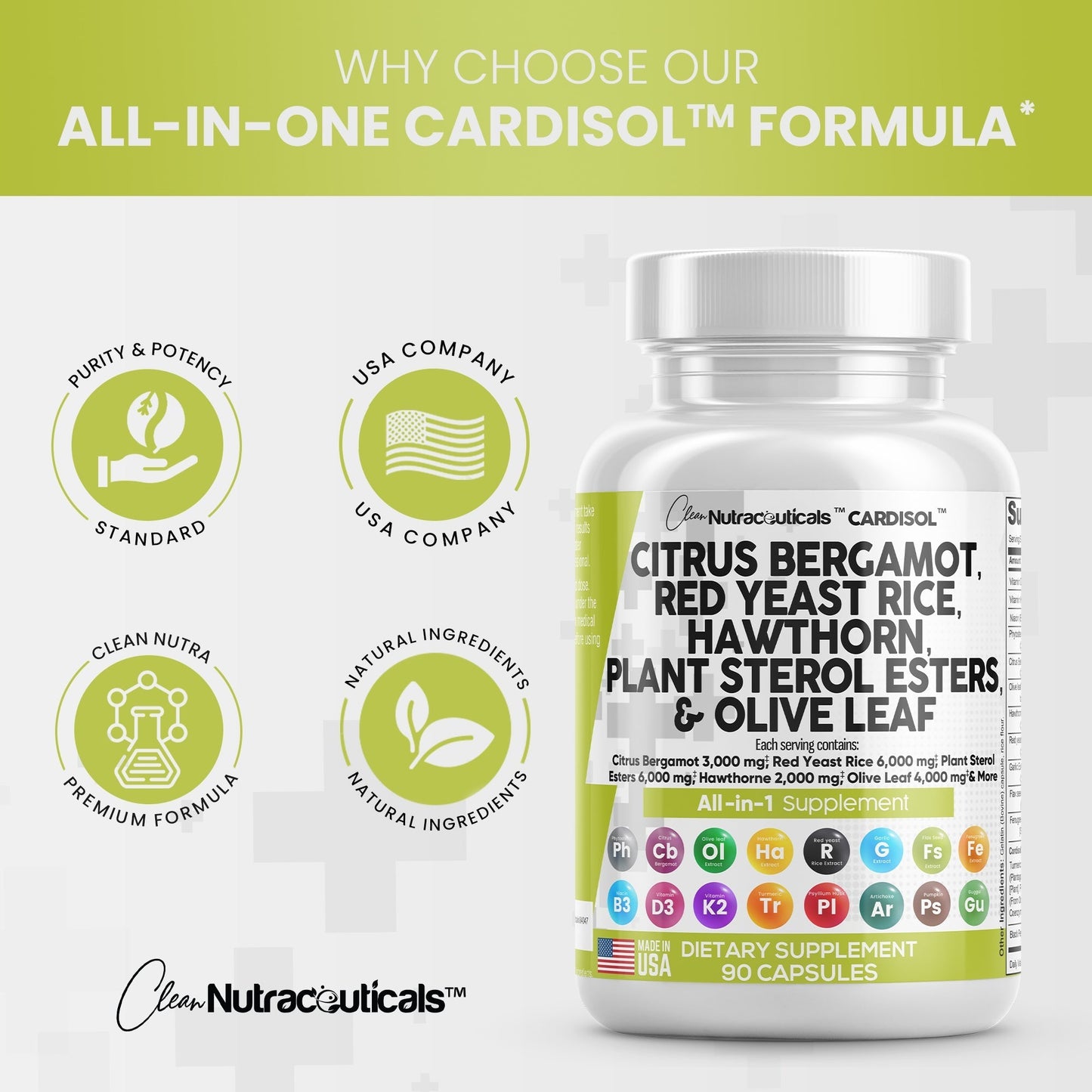 CardiSol | Natural Supplement for Cardiovascular Care and Cholesterol Control