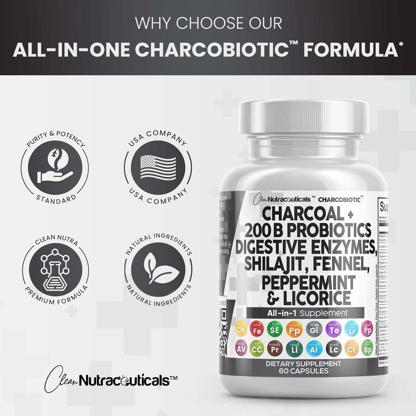 CharcoBiotic | Capsules for Digestive Balance and Well-being