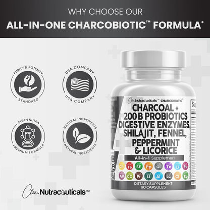 CharcoBiotic | Capsules for Digestive Balance and Well-being