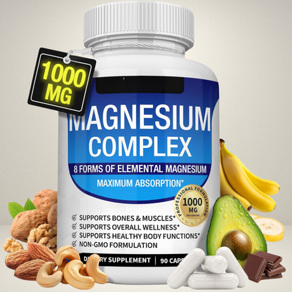 Magnesium Complex | 8 Essential Magnesium Supplements in Capsules
