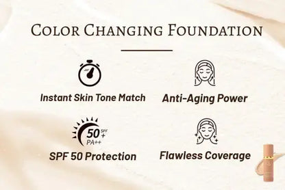 MagicTone™ | 4 in 1 Color Changing Foundation SPF 50