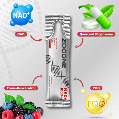 ZOOONE NR1000 | Berry-flavoured drink mix with NAD+ to combat ageing