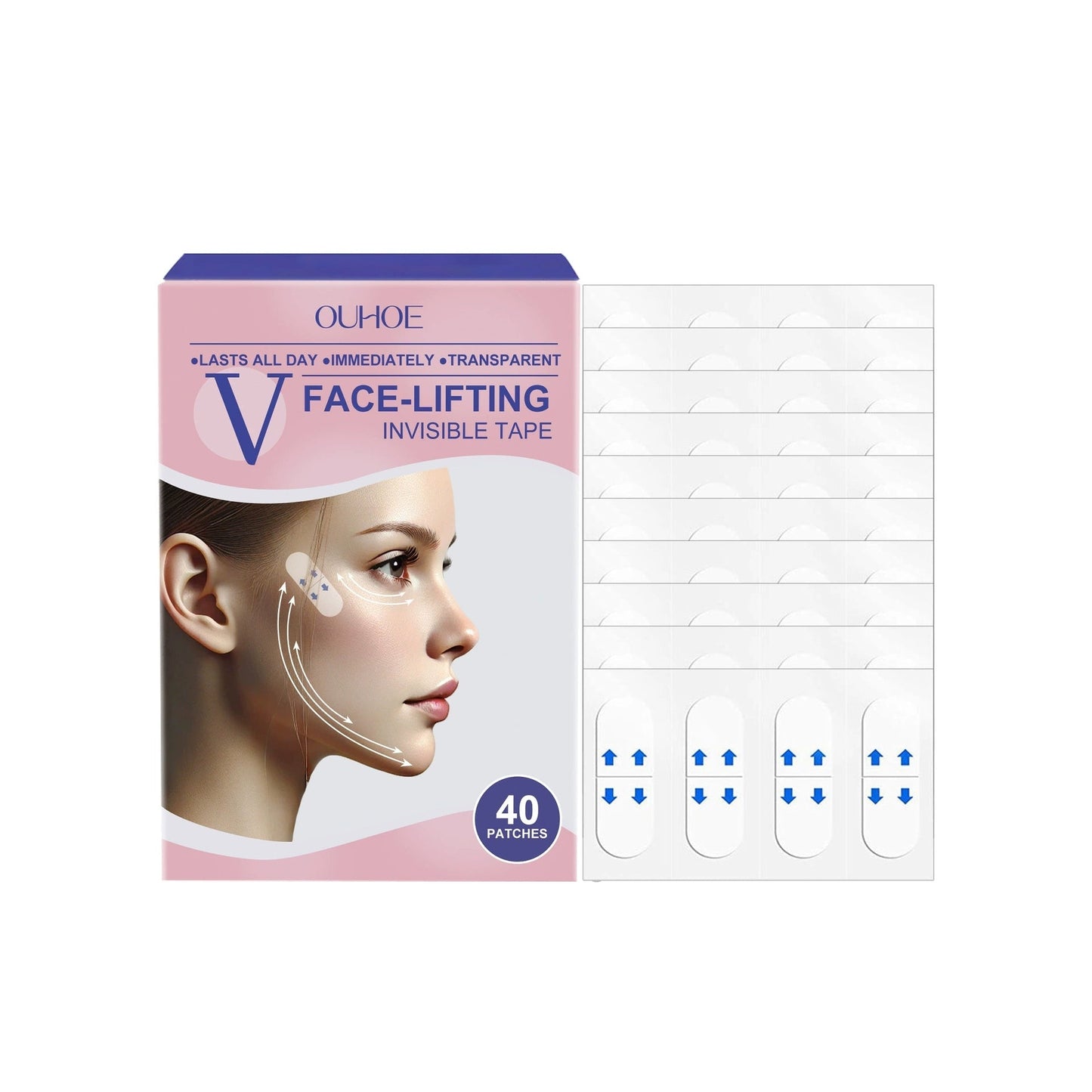 InvisiLift™ | Invisible Adhesive Tape for Face Lifting